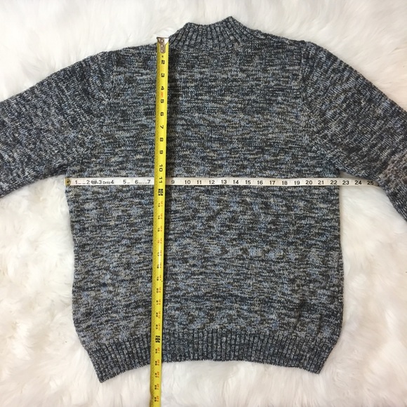 {3/$25} NWT quarter-zip sweater 1X popover preppy - Picture 3 of 4
